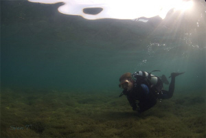 My friend and diving buddy Ray by Sven Tramaux 